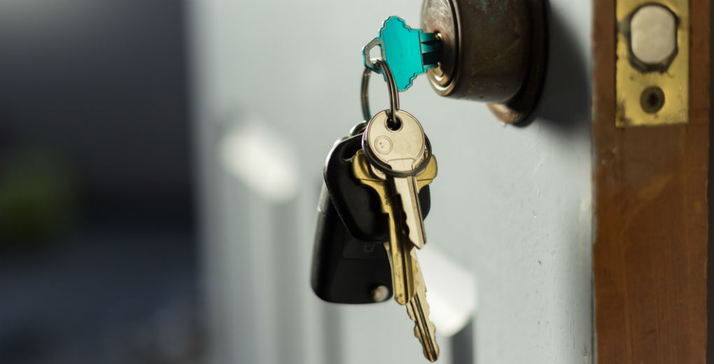 Keys in door for Find Insurance NI blog