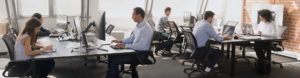 Office workers to depict shops and offices insurance by Find Insurance NI