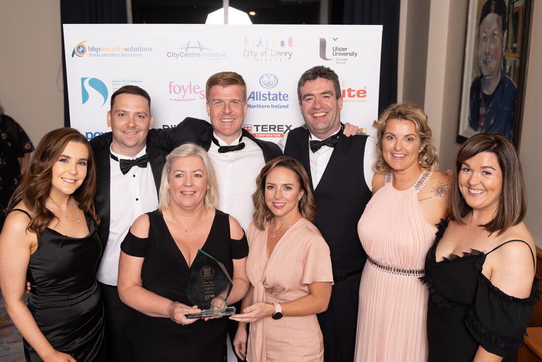 Find Insurance NI crowned Best Small Business at 2022 NW Business Awards